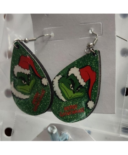 Handmade Sublimation Earrings gift