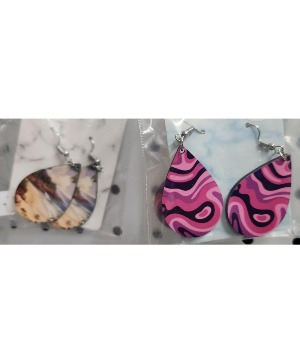 Handmade Sublimation Earrings gift
