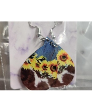 Handmade Sublimation Earrings gift