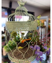 Hanging Bird Cage  Mothers Day 