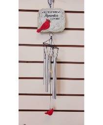 Hanging Cardinal Windchime Gift