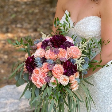 Hanna's  Bridal Bouquet in Merrimack, NH | Amelia Rose Florals