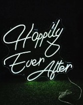 Happily Ever After Neon sign rental  