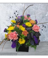 Happily Scary Halloween Arrangement FHF-H14 Fresh Flower Arrangement (Local Delivery Area Only)