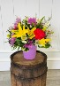 Happiness Compact Floral Foam Arrangement