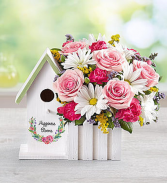 Happiness Blooms Birdhouse