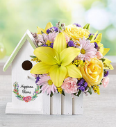 Happiness Blooms™ Birdhouse -From Roma Florist 