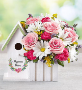 Happiness Blooms™ Birdhouse - Pink From Roma Flor