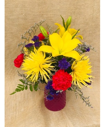 Happiness Fresh Vase Arrangement in Coleman, WI | COLEMAN FLORAL & GREENHOUSES