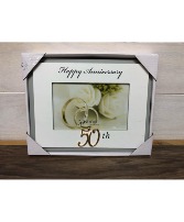 Happy 50th Anniversary Frame Giftware
