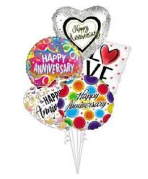 Happy Anniversary Balloon Bouquet 