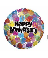 happy anniversary mylar balloons
