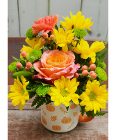 Happy Autumn Mug Arrangement