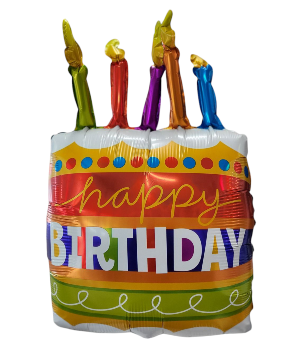 Happy Bday Cake Balloon 