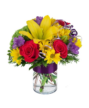 Happy Birthday Arrangement in Kissimmee, FL | Amor Florist & Gift Baskets