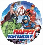 Happy Birthday Avengers Mylar Balloon