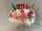Happy birthday baby  Vase arrangement 