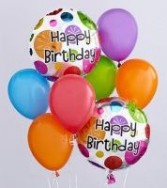 Happy Birthday Ballon Bouquet **STYLES MAY VARY**
