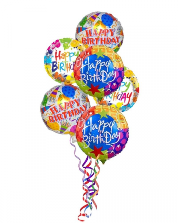 Happy Birthday Balloon Bouquet in Coral Springs, FL | DARBY'S FLORIST