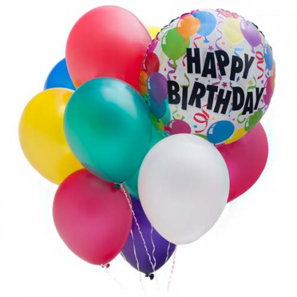 happy birthday balloons image