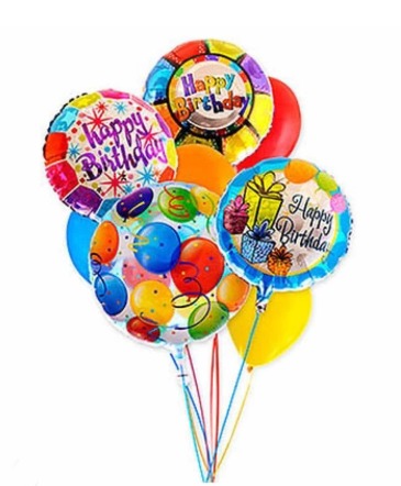 Happy Birthday Balloons Bouquet  in Sugar Land, TX | BOUQUET FLORIST