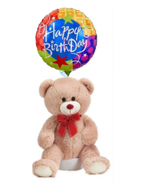 Beary Happy Birthday BEAR Balloon & Candy in El Paso, TX - Como La Flor  Flowers and Balloons