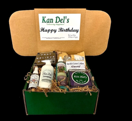 Happy Birthday Box Sweet & Spa Gift Set
