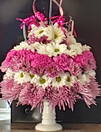 Happy Birthday Cake Vase Arrangement In Reno Nv Exquisite Blooms Floral