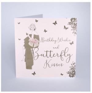 Happy Birthday Card #13 Butterfly Kisses Birthday Card