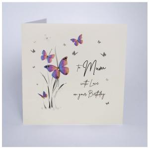 Happy Birthday Card #15 Butterfly Mum Birthday Card