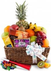 HAPPY BIRTHDAY FRUIT BASKET