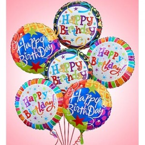 Happy Birthday Mylar Balloon Gift in Richland, WA | ARLENE'S FLOWERS AND GIFTS