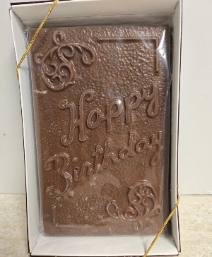 Happy Birthday Plaque Candy