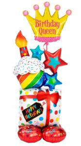 Happy Birthday Queen Balloon Bouquet
