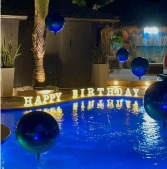 HAPPY BIRTHDAY - RENTAL LETTERS Call for availability (813)-389-6638