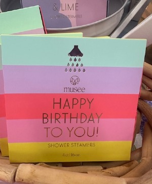 HAPPY BIRTHDAY SHOWER STREAMERS 
