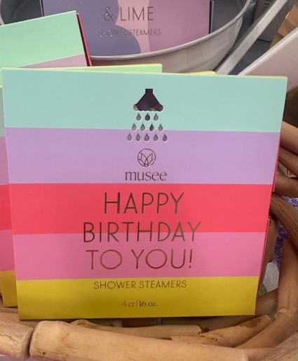 HAPPY BIRTHDAY SHOWER STREAMERS