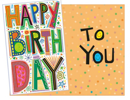 Happy Birthday #8 Greeting Card