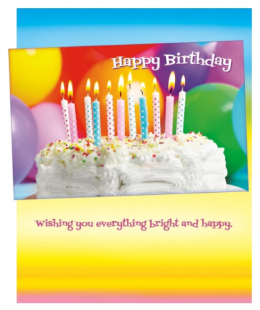 Happy Birthday #4 Greeting Card