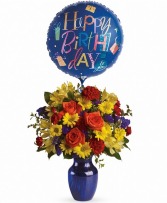 Happy Birthday Vase 