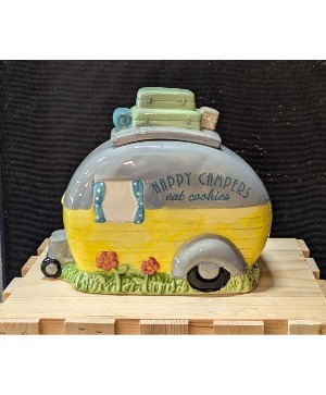 Happy Campers Cookie Jar 