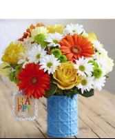 Happy Day Bouquet Vase - Table Top - Desk