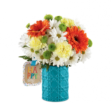 Happiest Birthday Vase