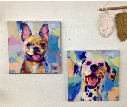 Happy Dogs  Canvas Collection 