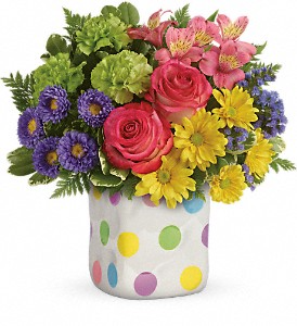 Happy Dots Floral Bouquet in Whitesboro, NY | KOWALSKI FLOWERS INC. Happy Dots Floral Bouquet in Whitesboro, NY | KOWALSKI FLOWERS INC.