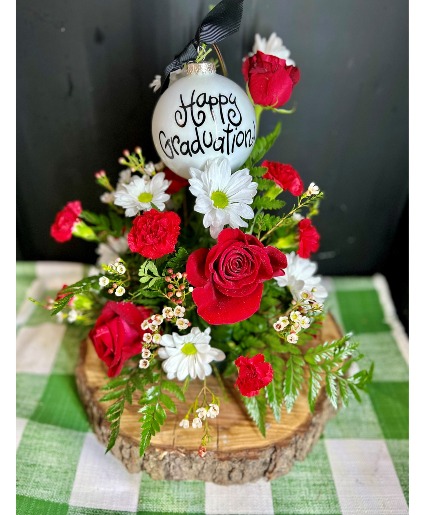 Happy Graduation Flowers and Keepsake