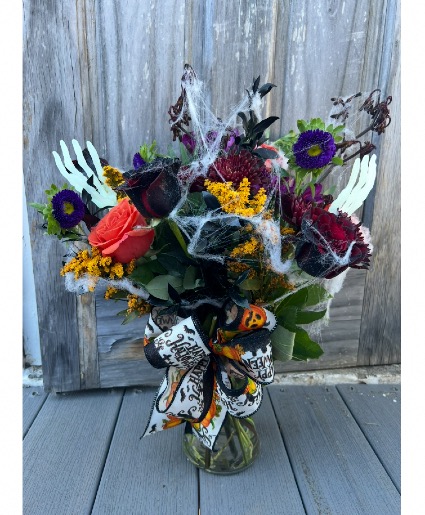 Happy Halloween Vase Arrangement