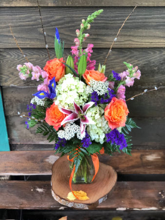 Happy Happy Birthday Vase Arrangement