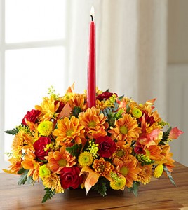 Happy Harvest Centerpiece Single Taper Centerpiece