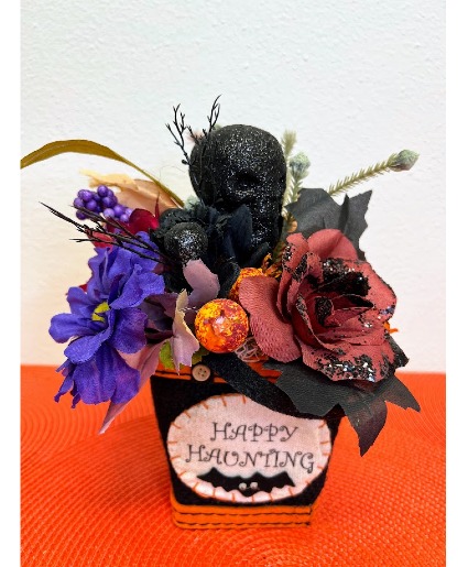 Happy Haunting Silk Arrangement Decor